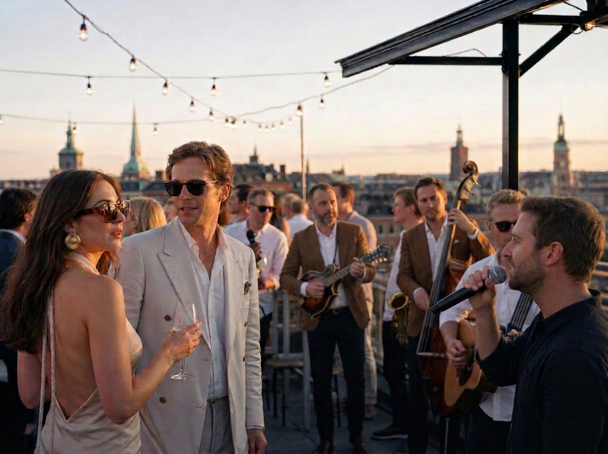 Live music at a private event