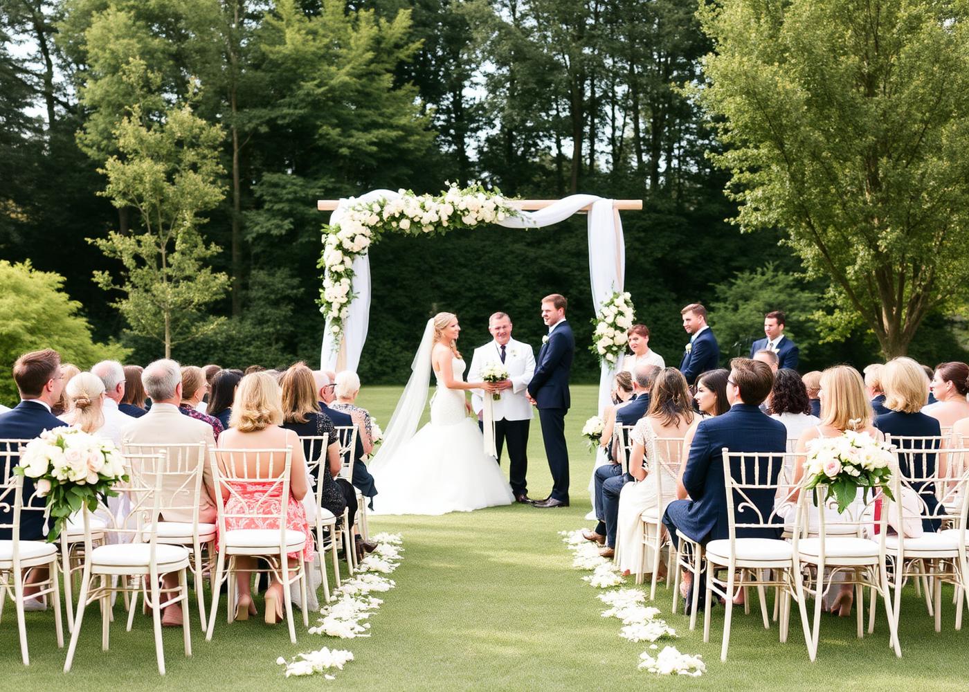 Outdoor ceremony