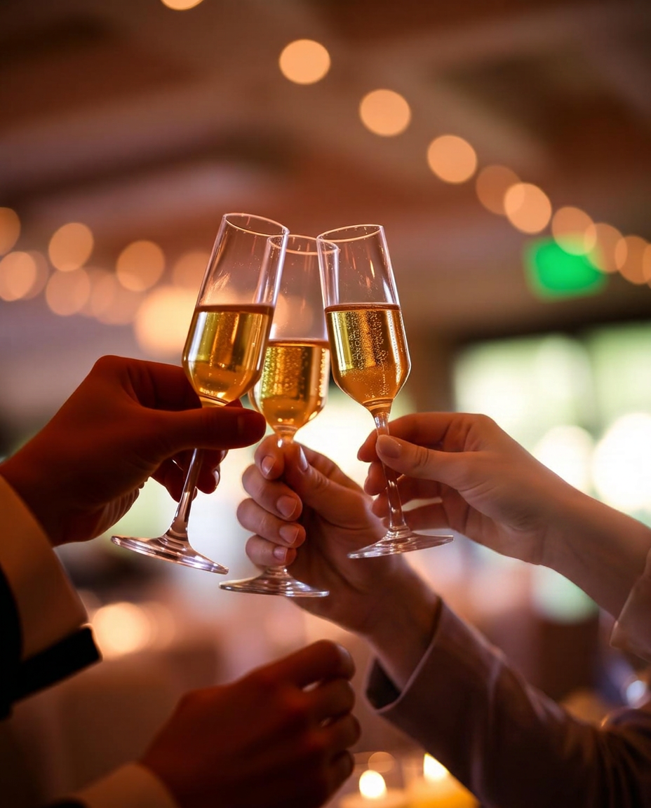 Champagne toast